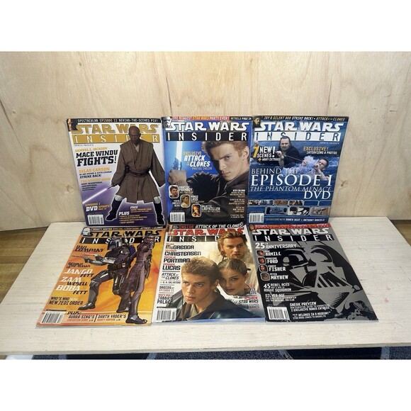 Star Wars Insider Magazine Lot Of 6 Early 2000s Issues Episode 1 Episode 2 - Picture 1 of 7